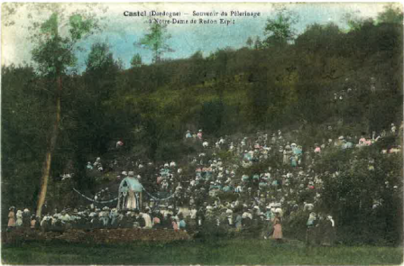carte postale pélerinage 1915 1